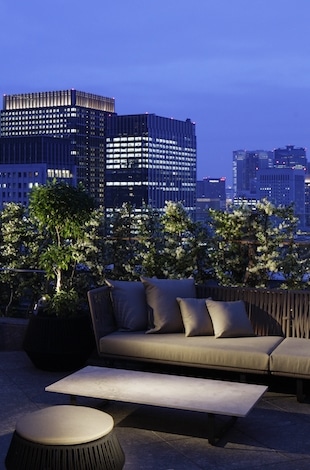 Palace Hotel Tokyo Club Lounge Terrace T2