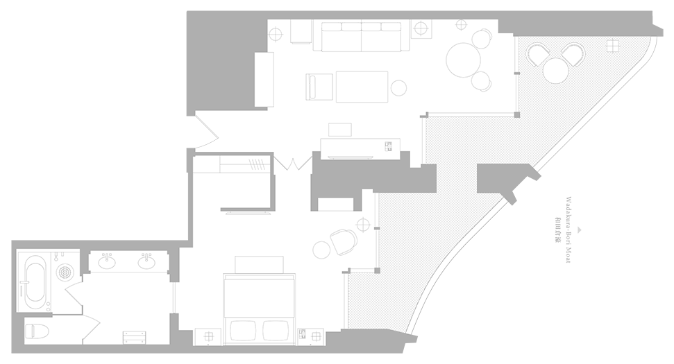 Palace Hotel Tokyo - Executive Suite - Floor Plan