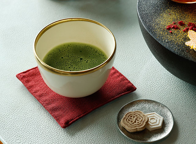 Palace Hotel Tokyo - The Palace Lounge - Autumn 2024 - Afternoon Tea Stones - Matcha