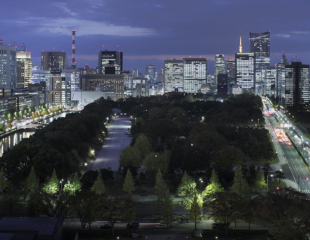 Palace Hotel Tokyo View Evening FF2